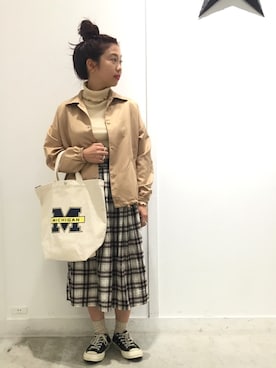 あすぽんさん（レディース・153cm）の秋コーディネート