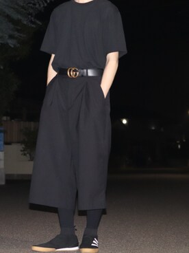 「Gosha Rubchinskiy（ゴーシャラブチンスキー）のアイテム（スニーカー）」を使った、かざまくんさん（メンズ・175cm）の秋コーディネート