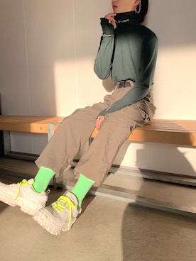 「Gosha Rubchinskiy（ゴーシャラブチンスキー）のアイテム（レッグウェア）」を使った、かざまくんさん（メンズ・175cm）の春コーディネート