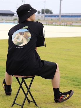 「オールドスクール」｜「アイテム（福袋/福箱）」を使った、かざまくんさん（メンズ・175cm）の夏コーディネート