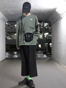 「Gosha Rubchinskiy（ゴーシャラブチンスキー）のアイテム（レッグウェア）」を使った、かざまくんさん（メンズ・175cm）の秋コーディネート