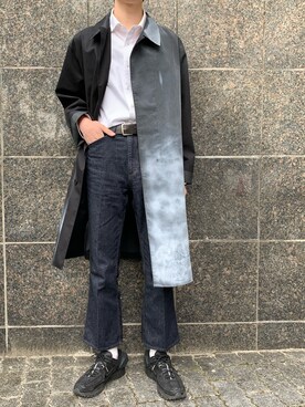 「A-COLD-WALL*（アコールドウォール）のアイテム（シューズ）」を使った、かざまくんさん（メンズ・176cm）の秋コーディネート