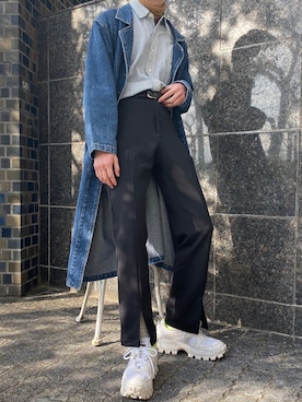 かざまくんさん（メンズ・176cm）の冬コーディネート