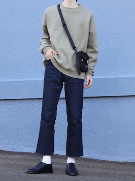 「HeM（ヘム）のアイテム」を使った、かざまくんさん（メンズ・176cm）の春コーディネート