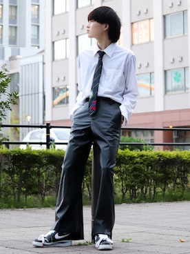 「ADANS（アダンス）のアイテム」を使った、かざまくんさん（メンズ・176cm）の夏コーディネート