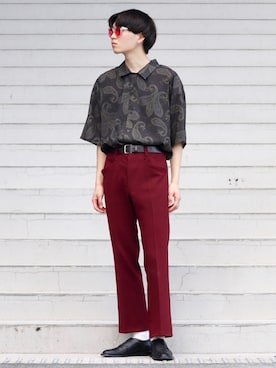 「INARI（イナリ）のアイテム」を使った、かざまくんさん（メンズ・176cm）の夏コーディネート