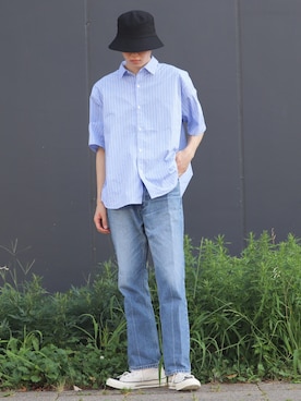 かざまくんさん（メンズ・176cm）の夏コーディネート