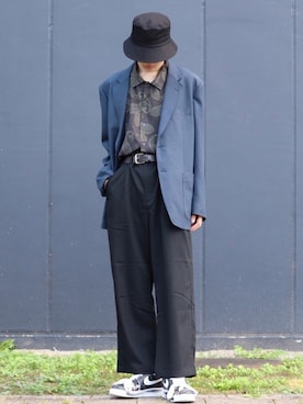 かざまくんさん（メンズ・176cm）の秋コーディネート