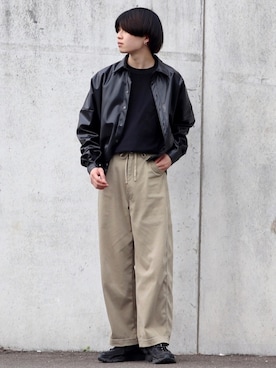 「A-COLD-WALL*（アコールドウォール）のアイテム（シューズ）」を使った、かざまくんさん（メンズ・176cm）の秋コーディネート