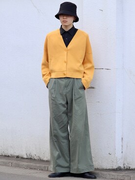 「INTER FACTORY（インターファクトリー）のアイテム（帽子）」を使った、かざまくんさん（メンズ・176cm）の冬コーディネート