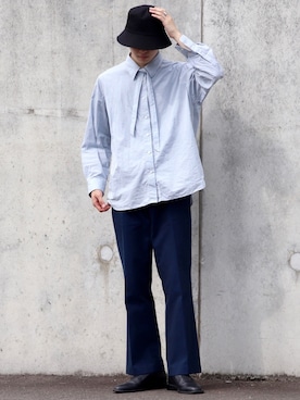 「INTER FACTORY（インターファクトリー）のアイテム（帽子）」を使った、かざまくんさん（メンズ・176cm）の春コーディネート