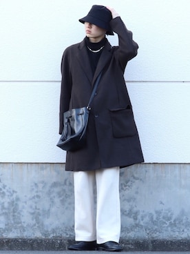 「INTER FACTORY（インターファクトリー）のアイテム（帽子）」を使った、かざまくんさん（メンズ・176cm）の春コーディネート