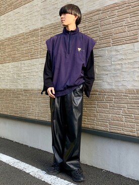 「A-COLD-WALL*（アコールドウォール）のアイテム（シューズ）」を使った、かざまくんさん（メンズ・176cm）の春コーディネート