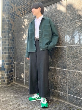 「BASQUE magenta（バスクマゼンタ）のアイテム（ジャケット/アウター）」を使った、かざまくんさん（メンズ・176cm）の春コーディネート