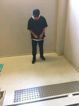 「WEGO（ウィゴー）のアイテム（Tシャツ/カットソー、ホワイト系）」を使った、Ryukiさん（メンズ）の秋コーディネート