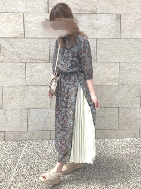 「sango（sango）のアイテム（ワンピース/ドレス）」を使った、•ᴥ•  m i mさん（レディース・156cm）の夏コーディネート