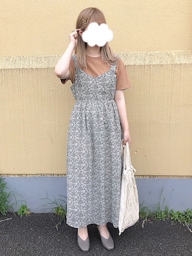 「sango（sango）のアイテム（ワンピース/ドレス）」を使った、•ᴥ•  m i mさん（レディース・156cm）の夏コーディネート