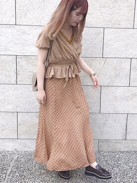 「sango（sango）のアイテム（トップス）」を使った、•ᴥ•  m i mさん（レディース・156cm）の夏コーディネート