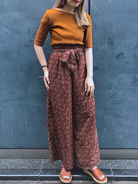 「sango（sango）のアイテム（トップス）」を使った、•ᴥ•  m i mさん（レディース・156cm）の夏コーディネート