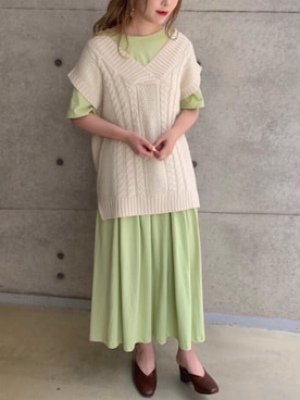 「sango（sango）のアイテム（トップス）」を使った、•ᴥ•  m i mさん（レディース・156cm）の秋コーディネート