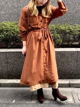 •ᴥ•  m i mさん（レディース・156cm）の秋コーディネート