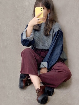 •ᴥ•  m i mさん（レディース・156cm）の秋コーディネート