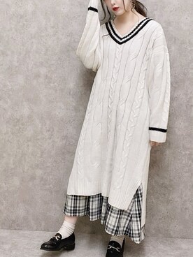 •ᴥ•  m i mさん（レディース・156cm）の冬コーディネート