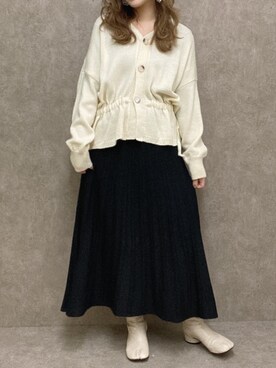 「sango（sango）のアイテム（トップス）」を使った、•ᴥ•  m i mさん（レディース・156cm）の冬コーディネート