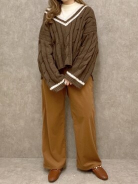 •ᴥ•  m i mさん（レディース・156cm）の冬コーディネート