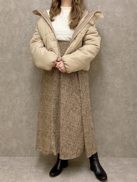 •ᴥ• m i mさん(レディース・156cm)の冬コーディネート