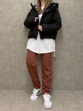 「sango（sango）のアイテム（トップス）」を使った、•ᴥ•  m i mさん（レディース・156cm）の冬コーディネート