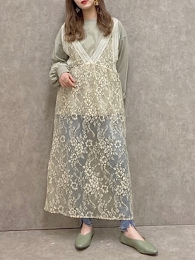 「w closet」｜•ᴥ•  m i mさん（レディース・156cm）の冬コーディネート