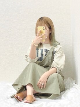 「sango（sango）のアイテム（ワンピース/ドレス）」を使った、•ᴥ•  m i mさん（レディース・156cm）の夏コーディネート