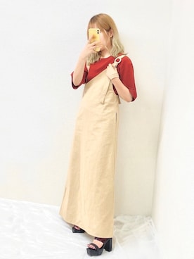「sango（sango）のアイテム（ワンピース/ドレス）」を使った、•ᴥ•  m i mさん（レディース・156cm）の夏コーディネート