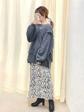 •ᴥ•  m i mさん（レディース・156cm）の冬コーディネート