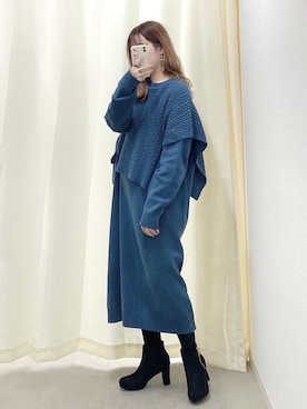 •ᴥ•  m i mさん（レディース・156cm）の冬コーディネート