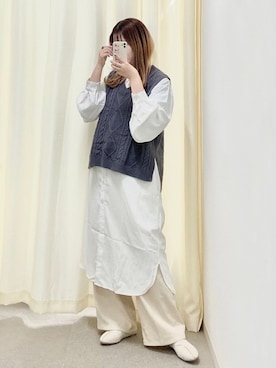 「kutir」｜•ᴥ•  m i mさん（レディース・156cm）の冬コーディネート