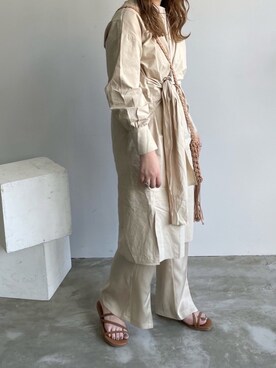 「rectangle（レクタングル）のアイテム（ワンピース/ドレス）」を使った、•ᴥ•  m i mさん（レディース・156cm）の春コーディネート