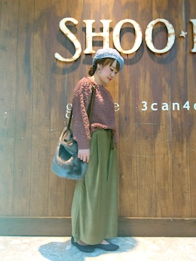 Yuuuccaさん（レディース・155cm）の冬コーディネート