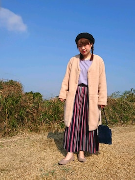 Yuuuccaさん（レディース・155cm）の冬コーディネート