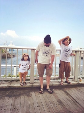 HALU ⑰⑨SENAさん（キッズ・90cm）の夏コーディネート