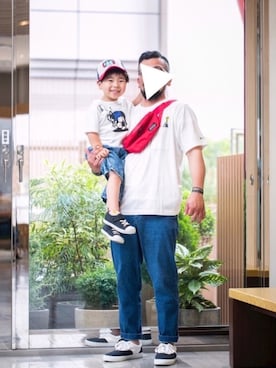 HALU ⑰⑨SENAさん（キッズ・90cm）の夏コーディネート