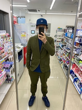「アイテム（セットアップ）」を使った、hiroさん（メンズ・165cm・40代）の春コーディネート