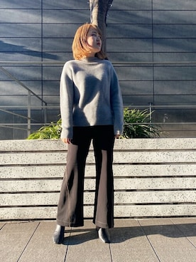 「#instagood」｜「アイテム（ブーツ）」を使った、柚葉さん（レディース・166cm）の冬コーディネート