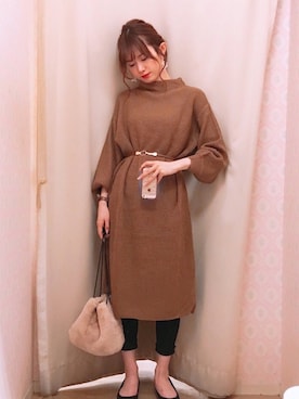 amiさん（レディース・164cm）の冬コーディネート