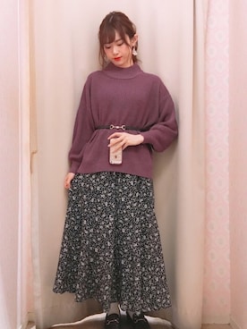 「あけましておめでとうございます！」｜amiさん（レディース・164cm）の冬コーディネート