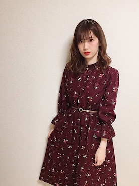 「Lattice（Lattice）のアイテム」を使った、amiさん（レディース・164cm）の冬コーディネート