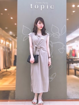 「RAY CASSIN（レイカズン）のアイテム（ワンピース/ドレス）」を使った、amiさん（レディース・164cm）の夏コーディネート