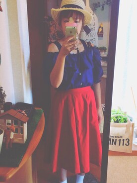 ByuOkieAさん（レディース・155cm）の夏コーディネート