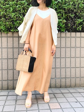 「Rougevif」｜「アイテム（ブルゾン）」を使った、kimさん（レディース・158cm）の夏コーディネート